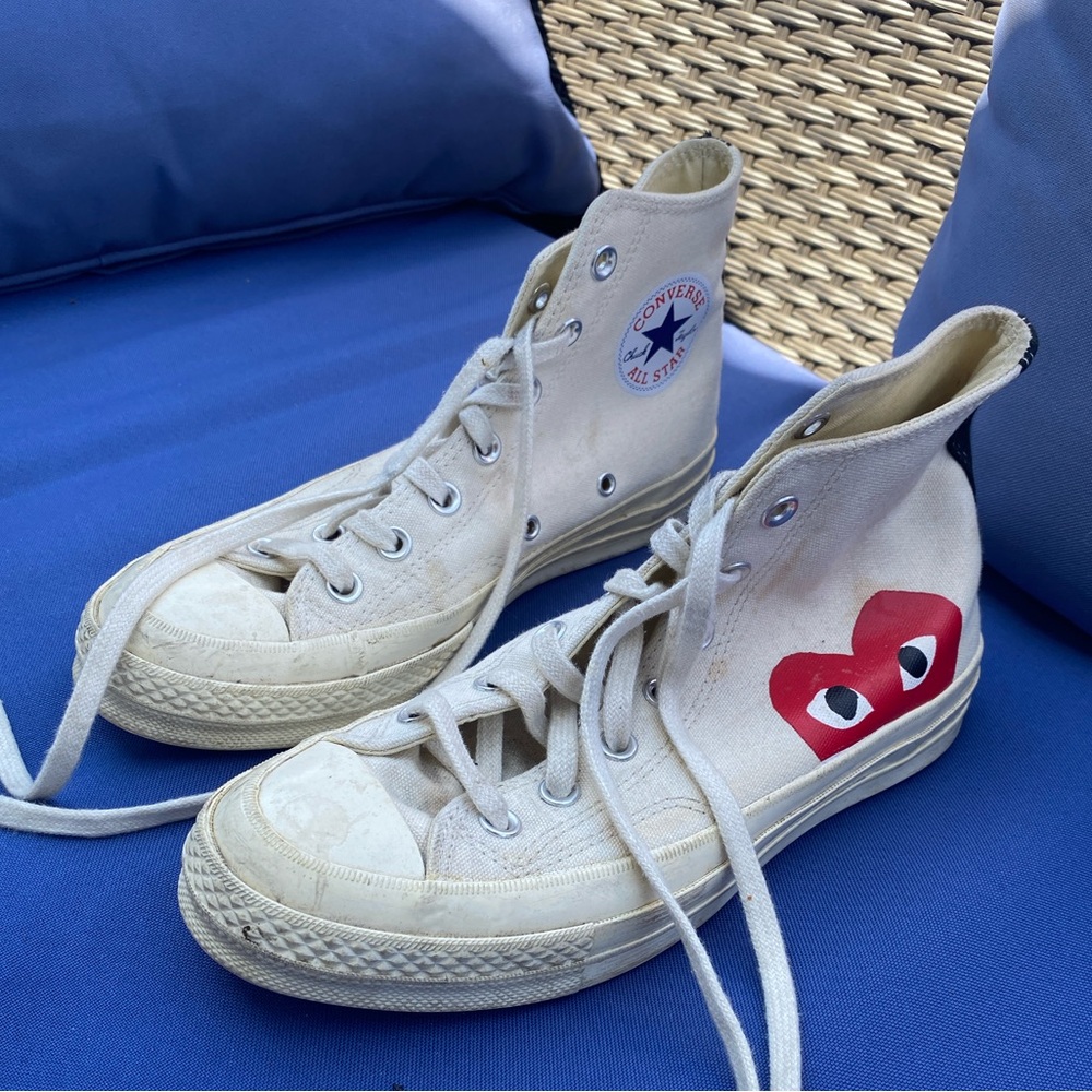 Comme des garçon high top converse